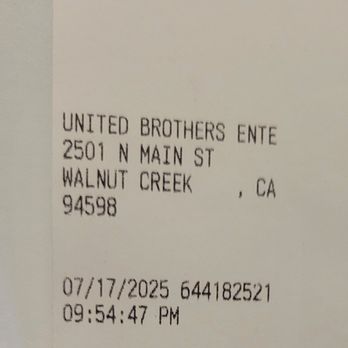 United Brothers Enterprises - I was there! - Gas Stations Near Me - Walnut Creek, California United Brothers Enterprises - I was there! - Gas Stations Near Me - Walnut Creek, California