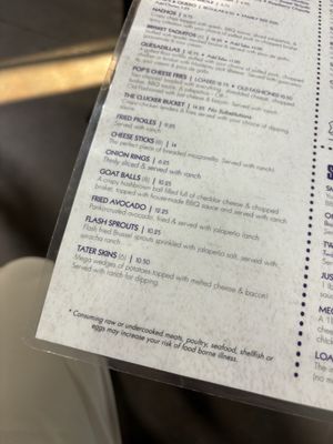 Menu photo 1 The Purple Goat Stephenville, TX