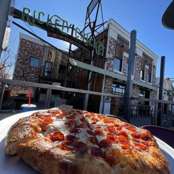 Rickety Cricket Brewing - 18" beer dough cup-n-char pepperoni pizza - Pizza Near Me - Kingman, Arizona Rickety Cricket Brewing - 18" beer dough cup-n-char pepperoni pizza - Pizza Near Me - Kingman, Arizona