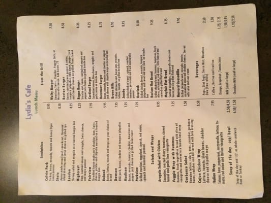 Menu photo 7 Lydia's Cafe Rockford, IL Menu photo 7 Lydia's Cafe Rockford, IL