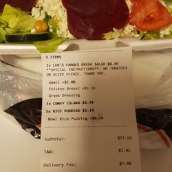 Leo's Coney Island - My salad was messed up and they literally told me oh well... but I get a credit for another day (yeah).