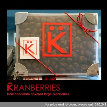 K Chocolatier By Diane Krön - KRanberries - Chocolatiers & Shops Near Me - Beverly Hills, California K Chocolatier By Diane Krön - KRanberries - Chocolatiers & Shops Near Me - Beverly Hills, California