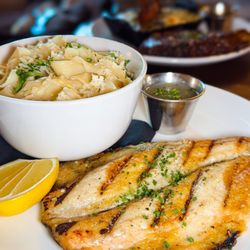 Tuscani By Sage & Salt - Branzino with Alfredo pasta