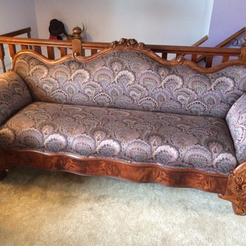 200 Year Old Walnut Couch Reupholstered By Jacob S Of Spokane