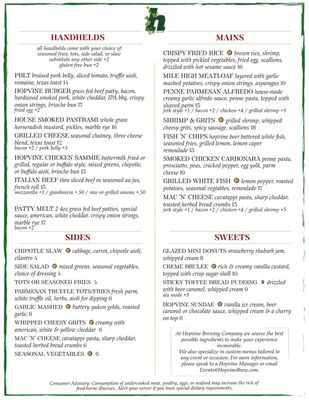 Menu photo 5 Hopvine Brewing Company Aurora, IL