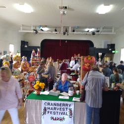Cranberry Harvest Festival - Inside the hall