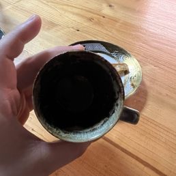 Turkish coffee grounds