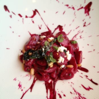 Bourbon Steak - Beet and potato gnocchi with goat cheese - Steakhouses Near Me - Washington, DC, District of Columbia