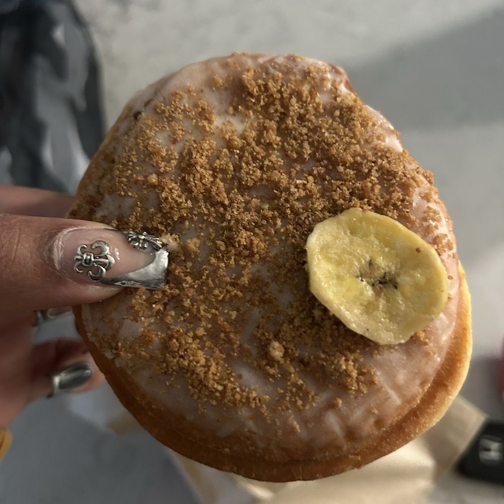 Banana cream donut Banana cream donut