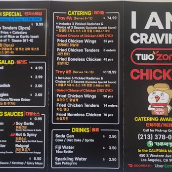 Twozone Chicken - Chicken Wings Near Me - Los Angeles, California