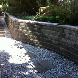Terraform Construction - allan block retaining wall