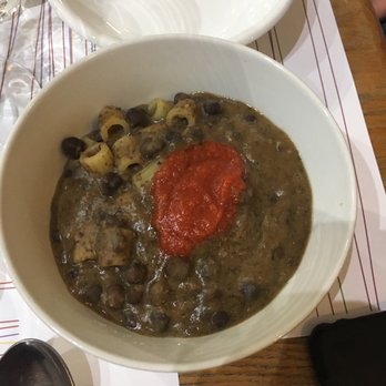 Trimani - Pasta in a black chickpea stew - Beer, Wine & Spirits Near Me - Rome, RM