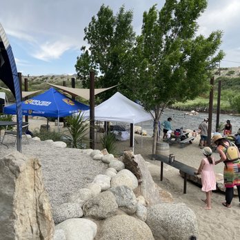 The Beach at River Runners - people enjoying a picnic on the banks of the river - American Near Me - Buena Vista, Colorado The Beach at River Runners - people enjoying a picnic on the banks of the river - American Near Me - Buena Vista, Colorado