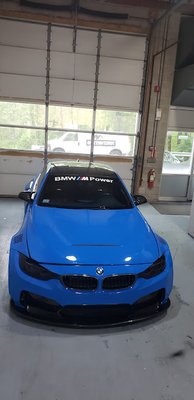 M4 FULL WRAP - M4 Full wrap Blue & Black, smoked headlight & taillights.