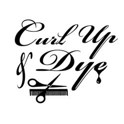 Curl Up & Dye - Our new logo.