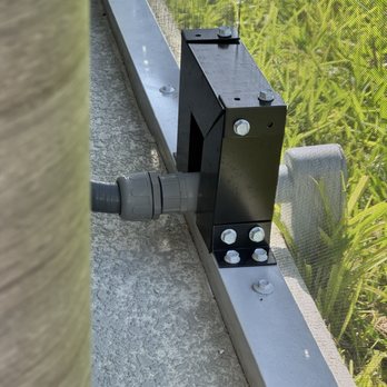 3 Guys and Some Screen - Custom-built electrical pass-thru frame. - Patio Coverings Near Me 3 Guys and Some Screen - Custom-built electrical pass-thru frame. - Patio Coverings Near Me