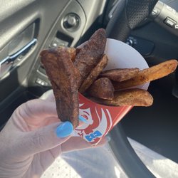 Wendy's - I definitely did not order potato's with no potato