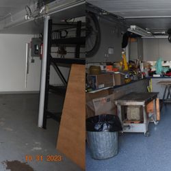 Gibellino Construction Company - 2023 WATER DAMAGE -- GARAGE -- EPOXY FLOOR REPAIRS BEFORE/AFTER