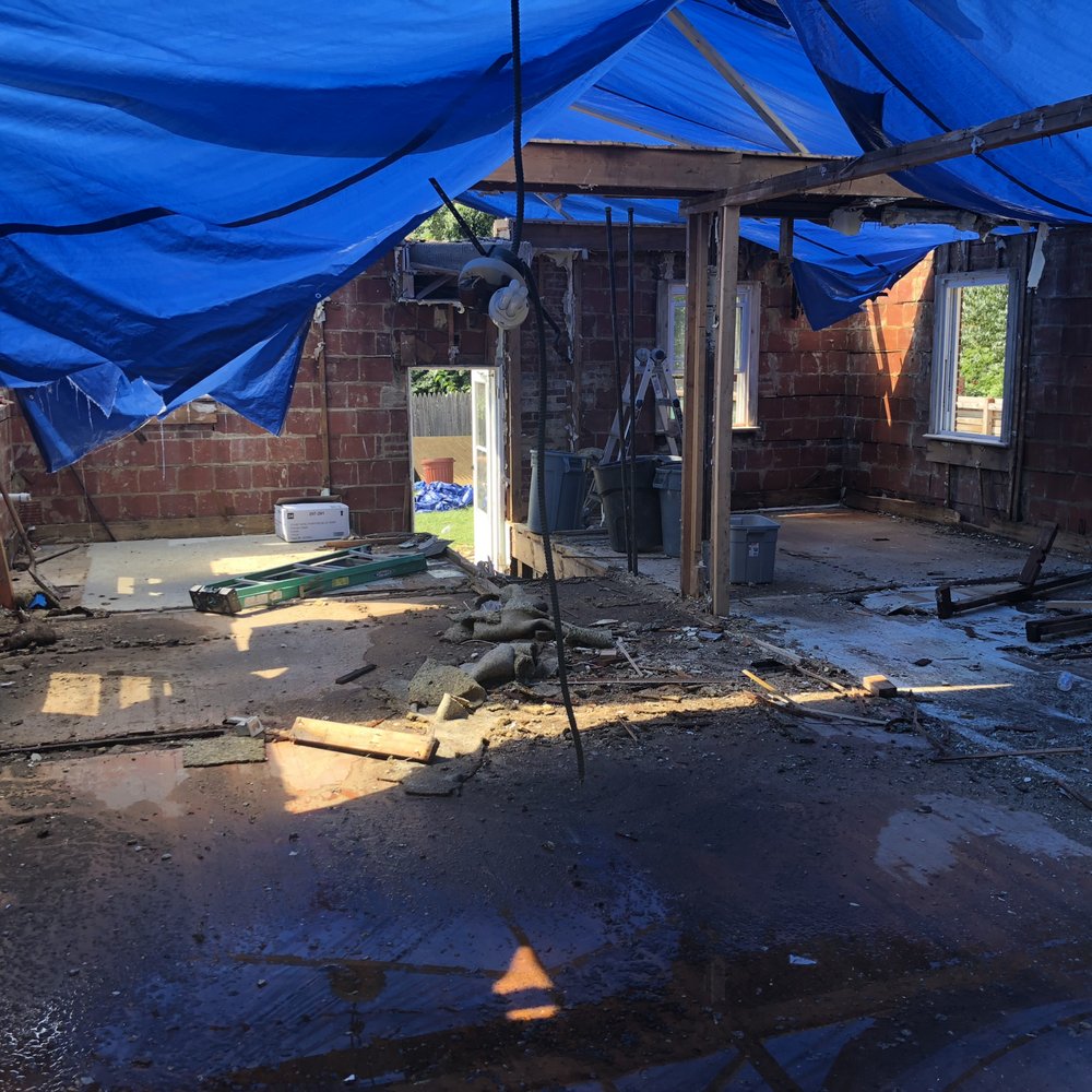 Enhanced Homes - Main level at the beginning stages of renovation. - General Contractors Near Me - Arlington, Virginia