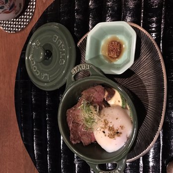 Wakuriya - Wagyu beef with poached eggs - Japanese Near Me - San Mateo, California Wakuriya - Wagyu beef with poached eggs - Japanese Near Me - San Mateo, California