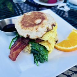 Tapenade Bistro - I created my own breakfast sandwich