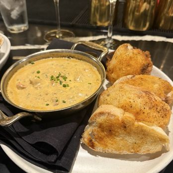 Bungalow Downtown Dining - Creamy Seafood Dip - Steakhouses Near Me - Houston, Texas Bungalow Downtown Dining - Creamy Seafood Dip - Steakhouses Near Me - Houston, Texas