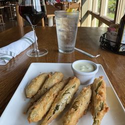 Peaks of Otter Lodge - Fried okra special with green goddess dressing special