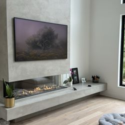 Olde Towne Chimney and Fireplace Sales - A nice Bay Linear we did in Sanctuary Bluff
