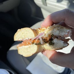 Toasted Bagels Sandwiches