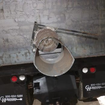 Kirkwood Welding - Hand made chute for cement tub - Metal Fabricators Near Me