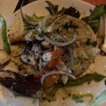 Kalizo Kiosko - Octopus salad where the dressing was the star of the show. - Seafood Near Me - Fajardo, Puerto Rico
