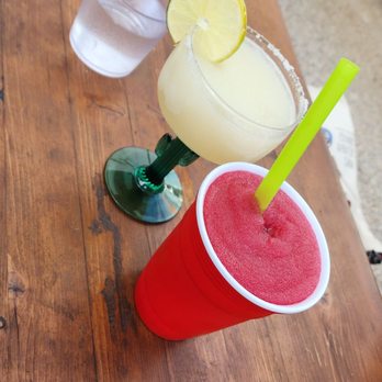 Pitfire Pizza - Margarita on the left and Frose on the right - Pizza Near Me - North Hollywood, California
