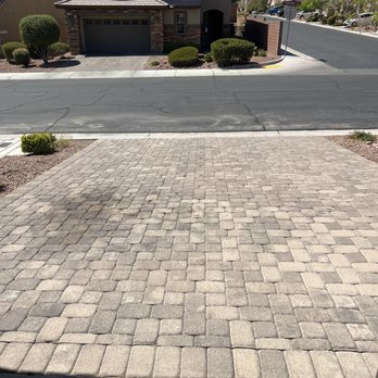 Blue Diamond Pressure Wash - After driveway has dried - Pressure Washers Near Me - Las Vegas, Nevada