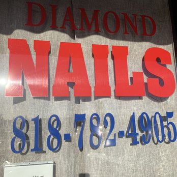 Diamond Nails - Came in to do a Manicure and polish change !! natural nails - Nail Salons Near Me - Van Nuys, California