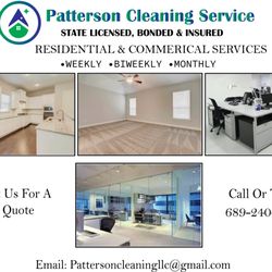 Patterson Cleaning Service - Don't stress let Patterson clean the mess!