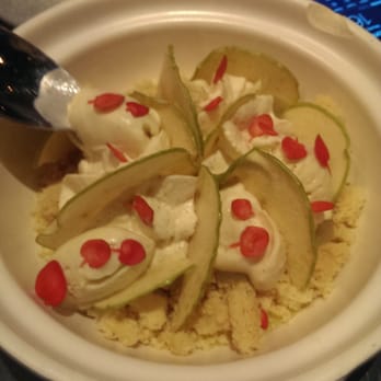 Kurobuta - Lavender creme brulee, crumble, apple crisps and vanilla ice cream - Japanese Near Me - London, XGL