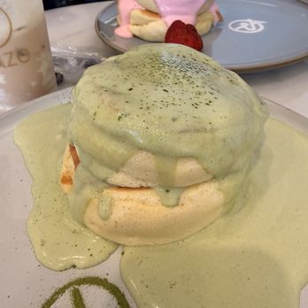Teazo - Matcha soufflé pancake and strawberry soufflé pancake. Also their cream puff milk tea. - Bubble Tea Near Me - San Francisco, California Teazo - Matcha soufflé pancake and strawberry soufflé pancake. Also their cream puff milk tea. - Bubble Tea Near Me - San Francisco, California