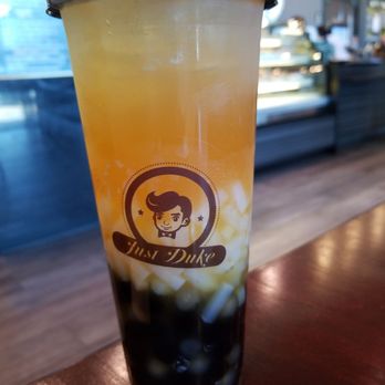 Duke Bakery - Passionfruit green tea, boba, half sweetener and jelly - Bakeries Near Me - Rowland Heights, California Duke Bakery - Passionfruit green tea, boba, half sweetener and jelly - Bakeries Near Me - Rowland Heights, California