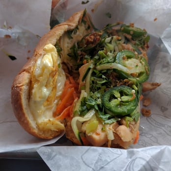 Roll Play - Banh Mi with egg and vietnamese style spread - Vietnamese Near Me - Vienna, Virginia Roll Play - Banh Mi with egg and vietnamese style spread - Vietnamese Near Me - Vienna, Virginia