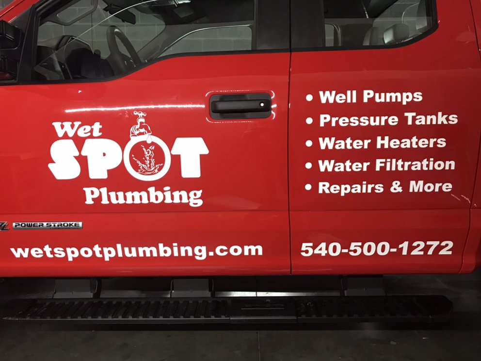 Slide of Wet Spot Plumbing