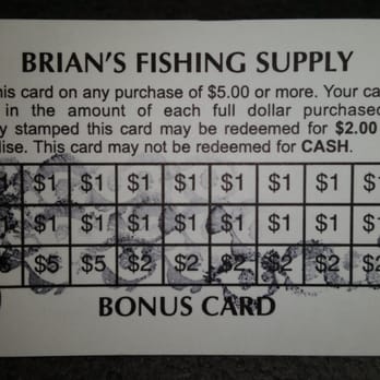 Brian's Fishing Supply - Don't forget your club card! - Hunting & Fishing Supplies Near Me - Honolulu, Hawaii