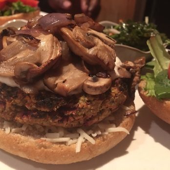 Fresh on Eglinton - Mushroom onion burger! Excellent. - Vegan Near Me - Toronto, Ontario Fresh on Eglinton - Mushroom onion burger! Excellent. - Vegan Near Me - Toronto, Ontario