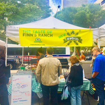 Finn's Ranch - September 17, 2019 outside the Museum of Contemporary Art in Chicago-Brats on a Brioche and Keto Egg Sandwiches. - Farmers Market Near Me - Buchanan, Michigan