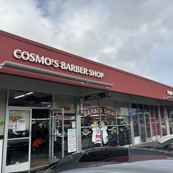 Cosmo's Barber Shop - Front of shop. - Barbers Near Me - Pleasanton, California Cosmo's Barber Shop - Front of shop. - Barbers Near Me - Pleasanton, California