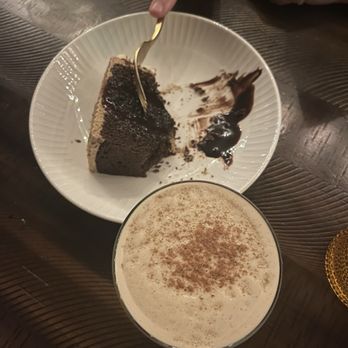 La Roux Bistro - Chocolate cake and espresso martini - Cajun/Creole Near Me - Springfield, Missouri