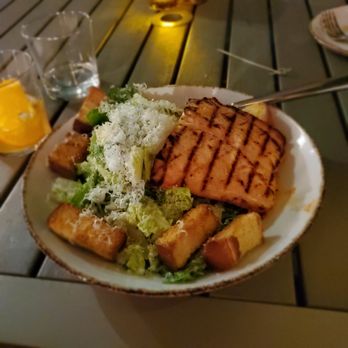 Boone's - Caesar with salmon. - New American Near Me - Atlanta, Georgia Boone's - Caesar with salmon. - New American Near Me - Atlanta, Georgia