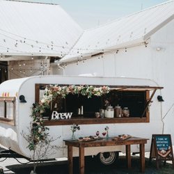 River Rock Bean Brew Mobile Bar - Vintage 1970's Mobile Bar