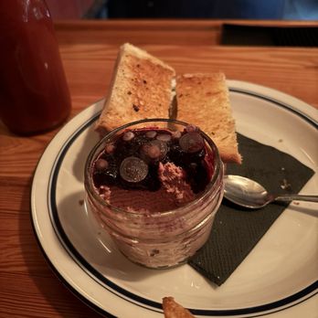 Horse Inn - Chicken liver pate' with berry jam, excellent!! - Gastropubs Near Me - Lancaster, Pennsylvania Horse Inn - Chicken liver pate' with berry jam, excellent!! - Gastropubs Near Me - Lancaster, Pennsylvania