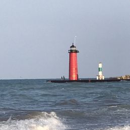 A Lake Michigan light house