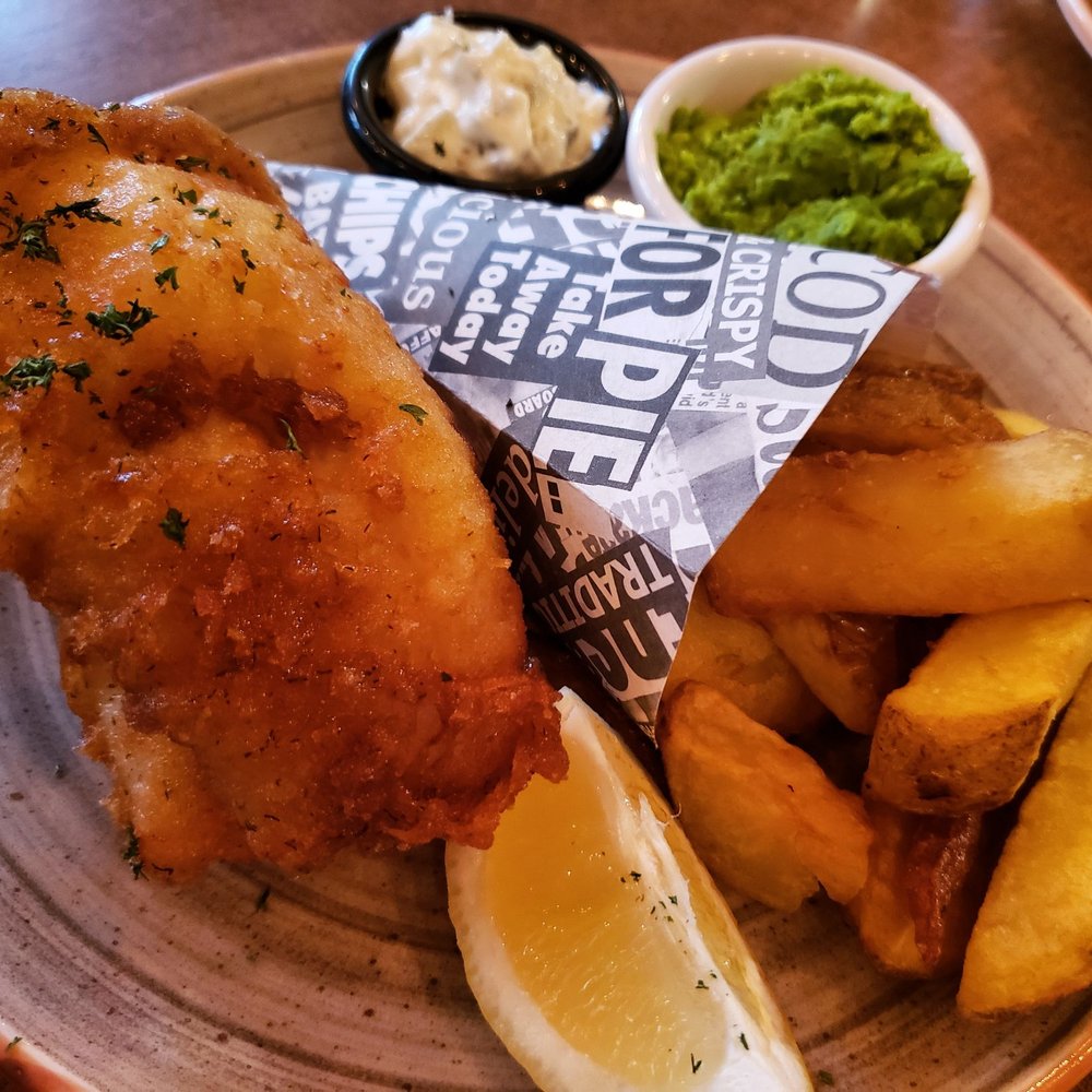 Restaurant 14A - Fish and chips and mushy peas - Irish Near Me - Cork, Colorado Restaurant 14A - Fish and chips and mushy peas - Irish Near Me - Cork, Colorado